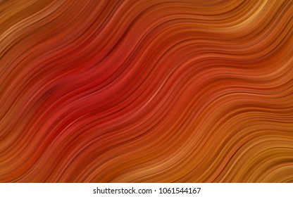 Light Orange vector template with abstract circles. A sample with blurred bubble shapes. Brand-new design for your ads, poster, banner.