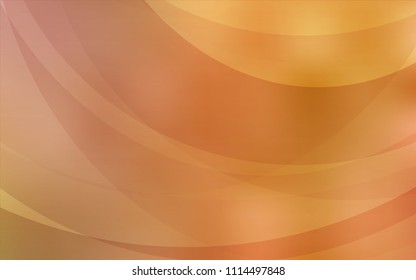Light Orange vector template with abstract circles. Colorful illustration in abstract marble style with gradient. A completely new memphis design for your business.