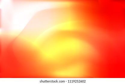 Light Orange vector template with abstract circles. Geometric illustration in marble style with gradient.  Marble style for your business design.