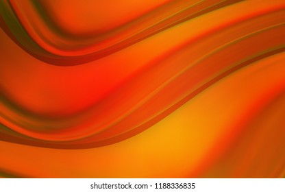 Light Orange vector template with abstract circles. An elegant bright illustration with gradient. A new texture for your  ad, booklets, leaflets.