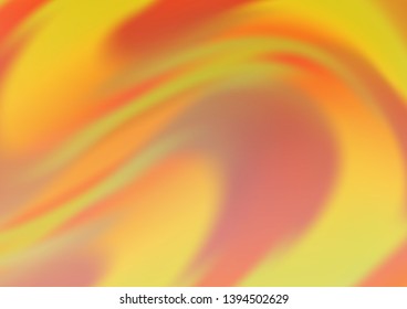 Light Orange vector template with abstract lines. Modern gradient abstract illustration with bandy lines. Marble style for your business design.