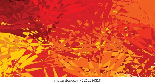 Light Orange vector template with abstract forms. Modern abstract illustration with gradient random forms. Modern design for your ads.