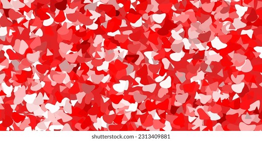 Light orange vector template with abstract forms. Modern abstract illustration with gradient random forms. Simple illustration for your web site.