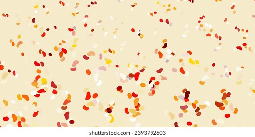Light orange vector template with abstract forms. Colorful illustration with simple gradient shapes. Simple illustration for your web site.