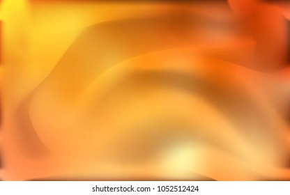 Light Orange vector template with bent lines. An elegant bright illustration with gradient. Pattern for your business design.