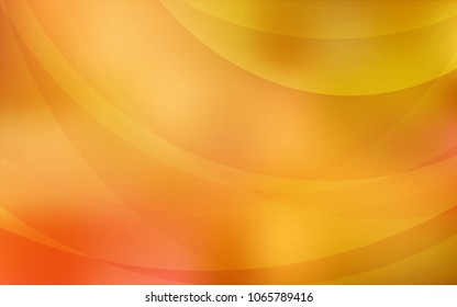 Light Orange vector template with bent ribbons. Creative geometric illustration in marble style with gradient. A completely new template for your business design.