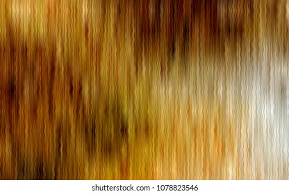 Light Orange vector template with bent ribbons. Creative illustration in halftone marble style with gradient. The elegant pattern for brand book.
