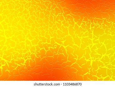 Light Orange vector template with bent ribbons. Modern gradient abstract illustration with bandy lines. A completely new marble design for your business.