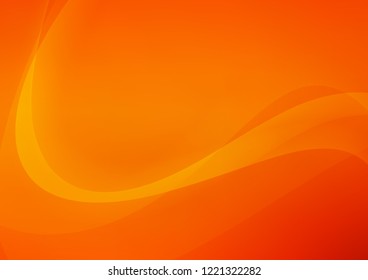 Light Orange vector template with bent lines. Geometric illustration in marble style with gradient.  Marble style for your business design.