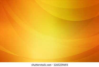 Light Orange vector template with bent ribbons. A vague circumflex abstract illustration with gradient. Marble design for your web site.