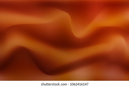 Light Orange vector template with bubble shapes. Shining illustration, which consist of blurred lines, circles. A completely new template for your business design.