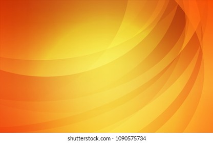 Light Orange vector template with bubble shapes. An elegant bright illustration with gradient. Textured wave pattern for backgrounds.