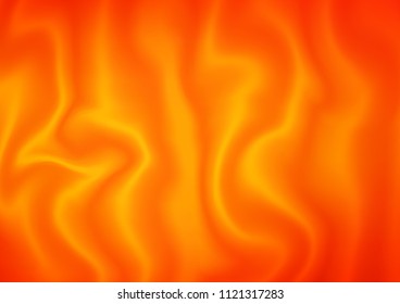 Light Orange vector template with bubble shapes. Modern gradient abstract illustration with bandy lines. Textured wave pattern for backgrounds.