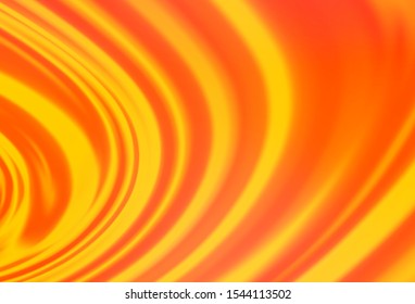 Light Orange vector template with bubble shapes. Brand new colored illustration in marble style with gradient. Marble style for your business design.