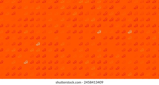 Light orange vector template with businesswoman signs. Colorful illustration with gradient feminism shapes. Background for International Women’s Day.