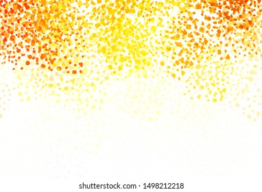 Light Orange vector template with chaotic shapes. Illustration with colorful gradient shapes in abstract style. Simple design for your web site.