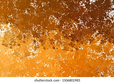 Light Orange vector template with chaotic shapes. Illustration with colorful gradient shapes in abstract style. Elegant design for wallpapers.