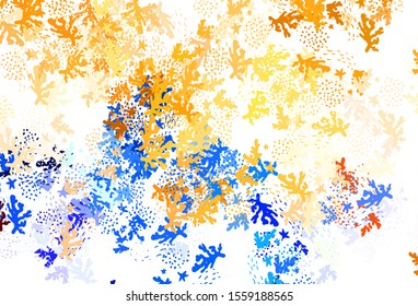 Light Orange vector template with chaotic shapes. Illustration with colorful gradient shapes in abstract style. Simple design for your web site.