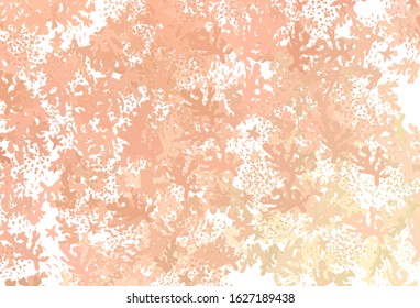 Light Orange vector template with chaotic shapes. Simple colorful illustration with abstract gradient shapes. Modern design for your business card.