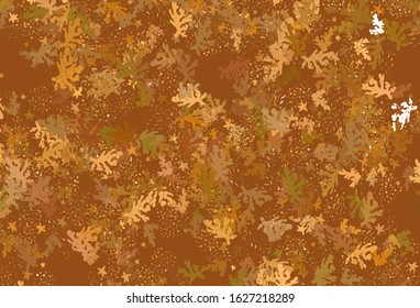 Light Orange vector template with chaotic shapes. Illustration with colorful gradient shapes in abstract style. Simple design for your web site.