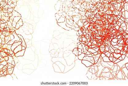 Light Orange vector template with chaotic shapes. Illustration with colorful gradient shapes in abstract style. Simple design for your web site.