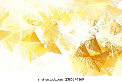 Plantilla vectorial de color naranja claro con formas caóticas. Ilustración simple y colorida con formas abstractas de gradiente. Diseño moderno para su tarjeta de visita.