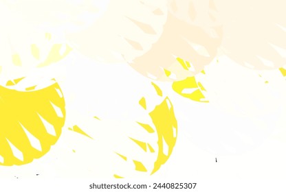 Light Orange vector template with chaotic shapes. Simple colorful illustration with abstract gradient shapes. Best smart design for your business.