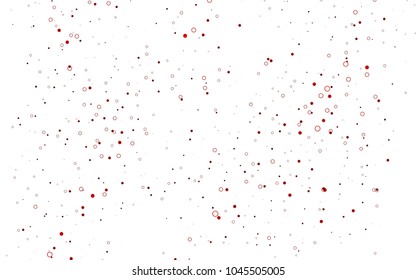 Light Orange vector  template with circles. Abstract illustration with colored bubbles in nature style. The pattern can be used for beautiful websites.