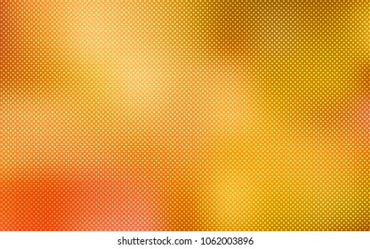 Light Orange vector template with circles. Illustration with set of shining colorful abstract circles. Pattern can be used as texture of wallpapers.