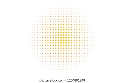 Light Orange vector template with circles. Beautiful colored illustration with blurred circles in nature style. Pattern for ads, leaflets.