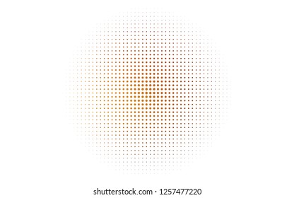Light Orange vector template with circles. Modern abstract illustration with colorful water drops. Template for your brand book.