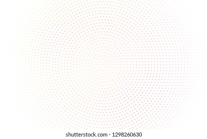 Light Orange vector  template with circles. Blurred decorative design in abstract style with bubbles. Pattern for futuristic ad, booklets.