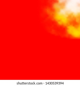 Light Orange vector template with circles. Illustration with set of shining colorful abstract spheres. Pattern for websites, landing pages.