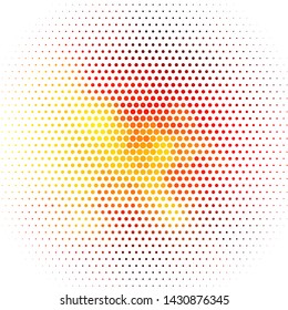 Light Orange vector template with circles. Abstract illustration with colorful spots in nature style. Pattern for websites, landing pages.
