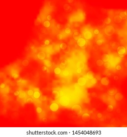 Light Orange vector template with circles. Abstract colorful disks on simple gradient background. Pattern for booklets, leaflets.
