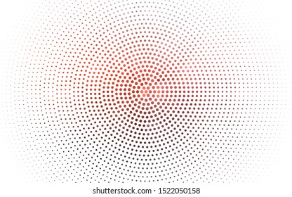 Light Orange vector  template with circles. Abstract illustration with colored bubbles in nature style. Pattern for textures of wallpapers.