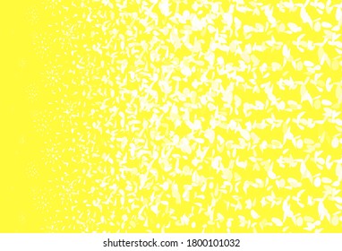 Light Orange vector template with circles. Beautiful colored illustration with blurred circles in nature style. Design for your business advert.