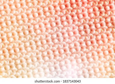 Light Orange vector template with circles. Modern abstract illustration with colorful water drops. Design for poster, banner of websites.