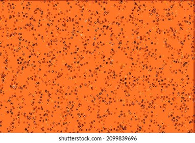 Light Orange vector template with circles. Blurred decorative design in abstract style with bubbles. Design for business adverts.
