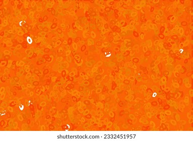 Light Orange vector template with circles. Modern abstract illustration with colorful water drops. Completely new template for your brand book.