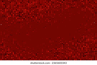 Light Orange vector template with circles. Modern abstract illustration with colorful water drops. Design for posters, banners.