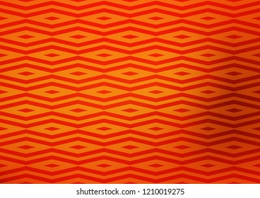 Light Orange vector template with crystals, triangles. Beautiful illustration with triangles in nature style. Modern template for your landing page.