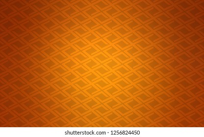Light Orange vector template with crystals, rectangles. Modern abstract illustration with colorful rectangles. Pattern can be used for websites.