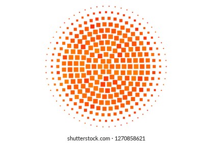 Light Orange vector template with crystals, rectangles. Abstract gradient illustration with rectangles. Pattern for commercials.