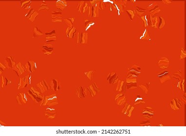 Light Orange vector template with crystals, circles, squares. Abstract illustration with colorful dots, lines, cubes. Modern template for your landing page.