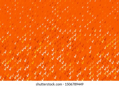 Light Orange vector template with curved lines. Colorful illustration in abstract style with gradient. Brand new design for your ads, poster, banner.