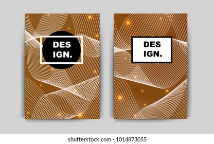 Light Orange vector template for landing pages. Glitter abstract design concept with text box. Pattern for beautiful business cards, folders.