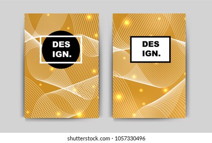 Light Orange vector template for landing pages. Glitter abstract design concept with text box. New design for a poster, banner of your website.