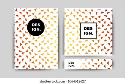 Light Orange vector template for landing pages. Booklet with textbox on colorful abstract background. Pattern for ads, leaflets, labels of your business.
