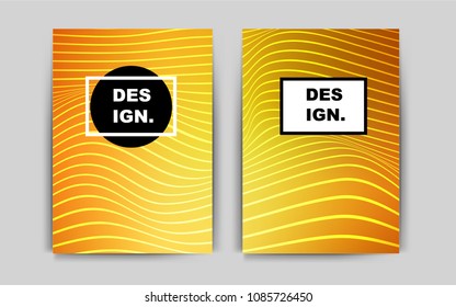 Light Orange vector template for landing pages. Booklet with textbox on colorful abstract background. The pattern can be used for any ad, booklets.